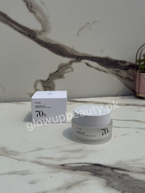 ANUA 70% EXTRACT HEARTLEAF INTENSE CALMING CREAM.