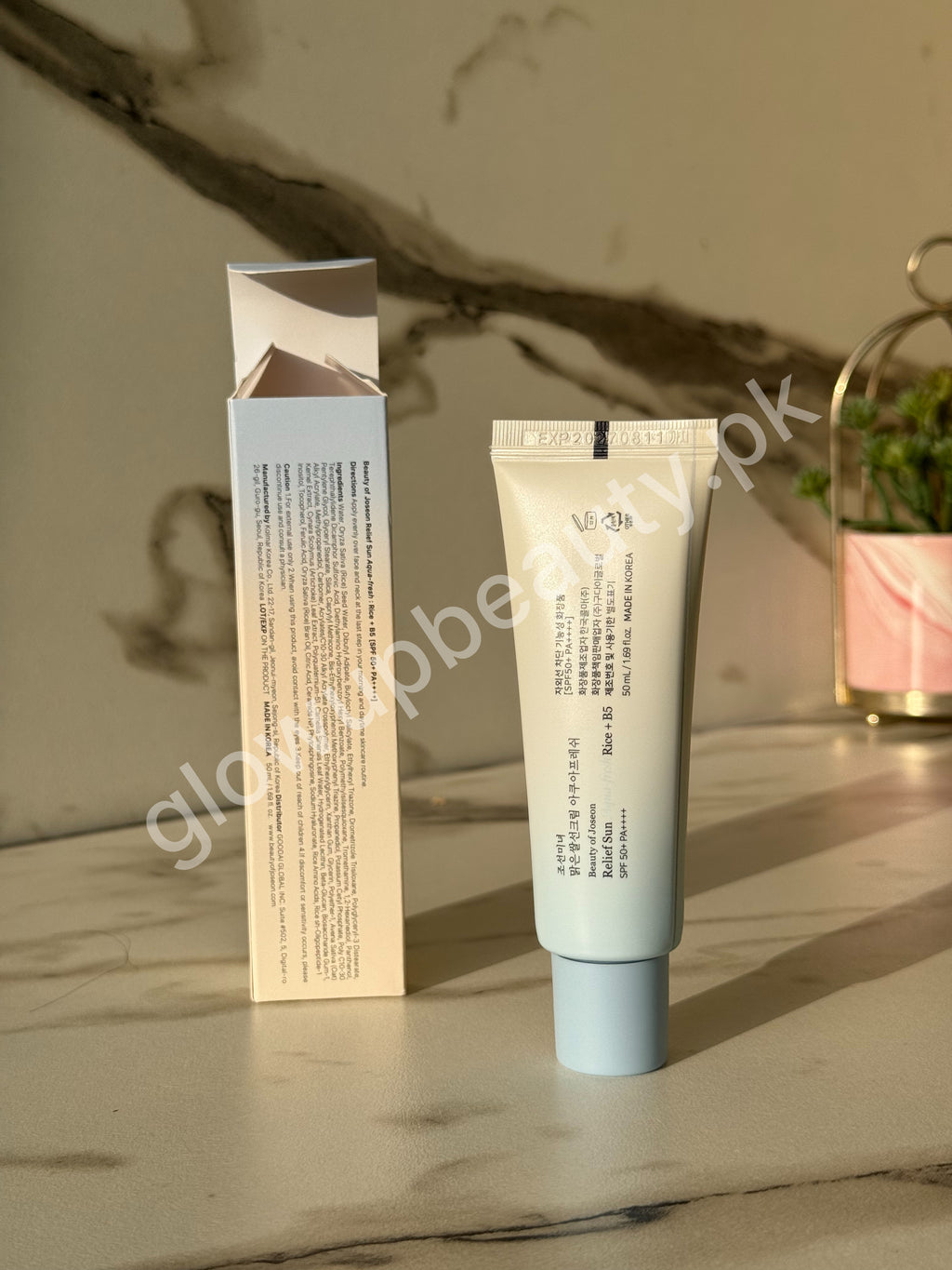 BEAUTY OF JOSEON RELIEF SUN: AQUA FRESH RICE + B5 SPF 50+ PA++++ – 50ML ☀️