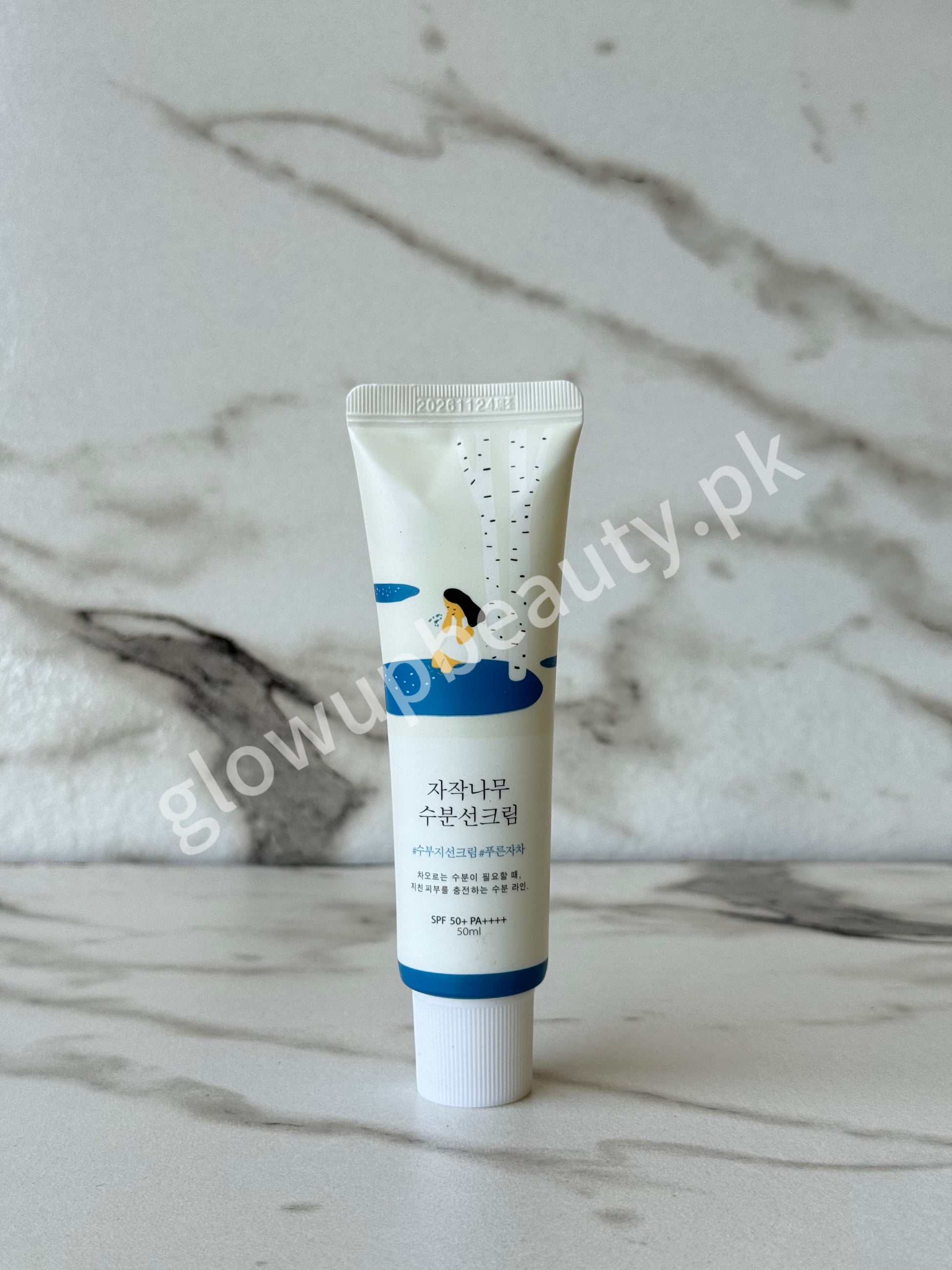 ROUND LAB BIRCH JUICE MOISTURIZING SUNSCREEN SPF 50+ PA++++ (50ML) 🌿