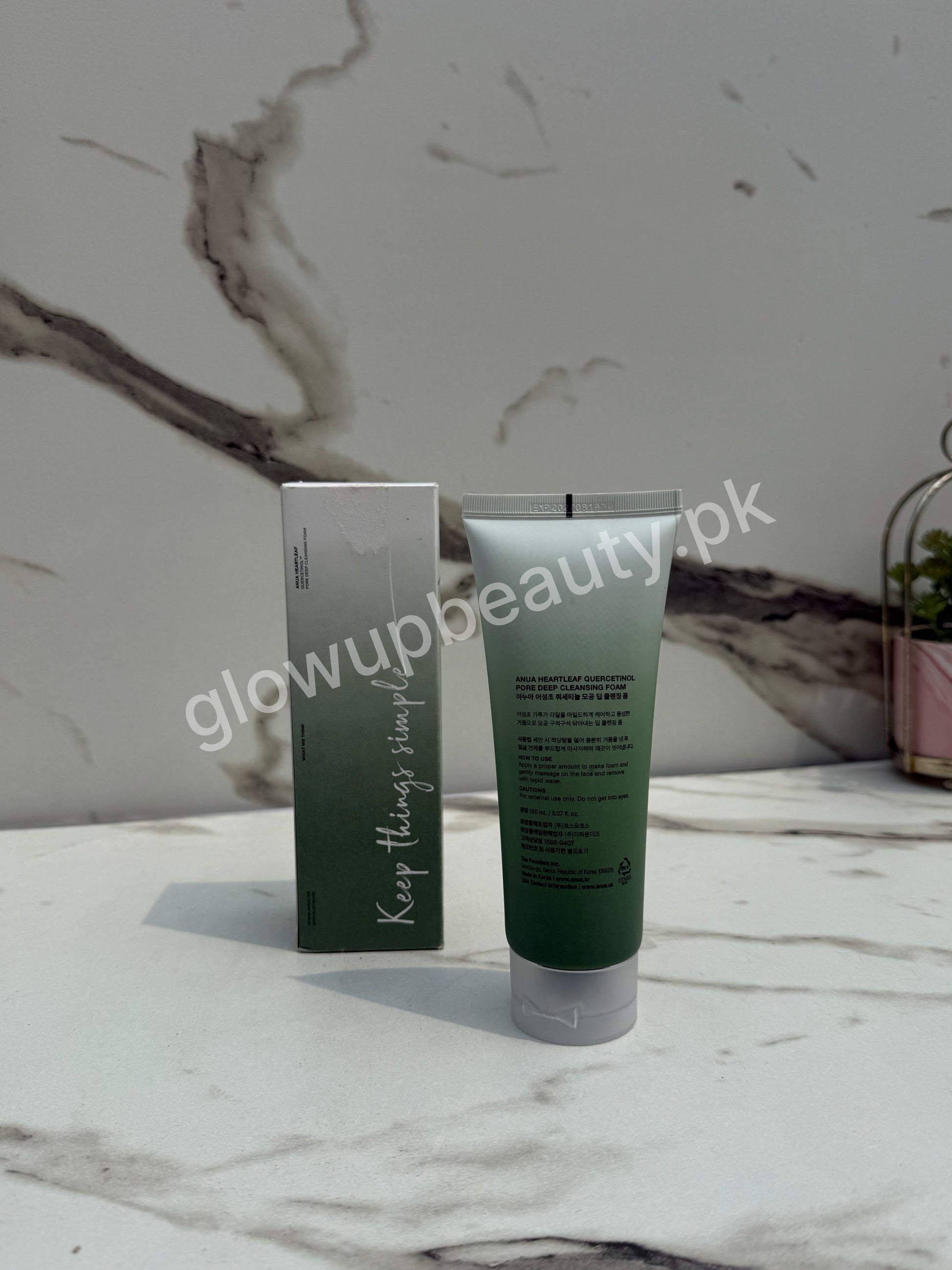 ANUA HEARTLEAF QUERCETINOL PORE DEEP CLEANSING FOAM 🌿✨