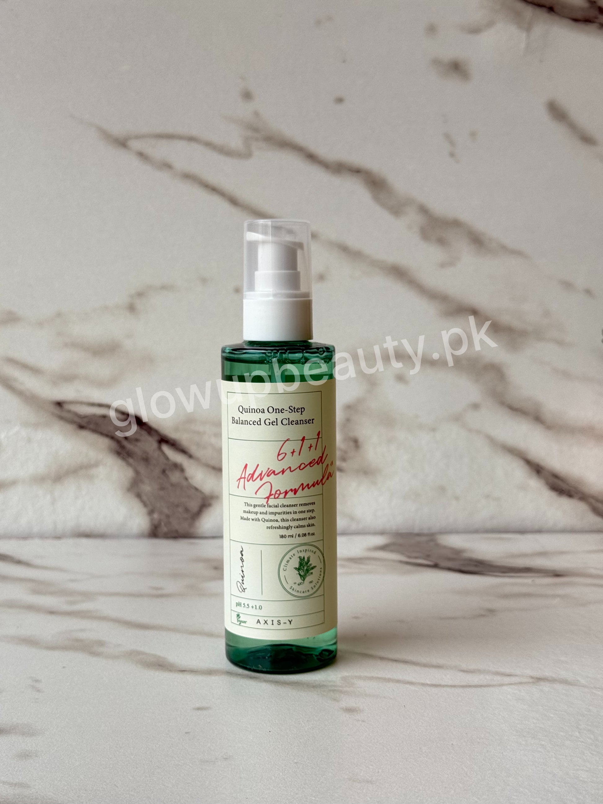 AXIS-Y QUINOA ONE STEP BALANCED GEL CLEANSER 180 ML. PH RANGE: 5.5-6.5.