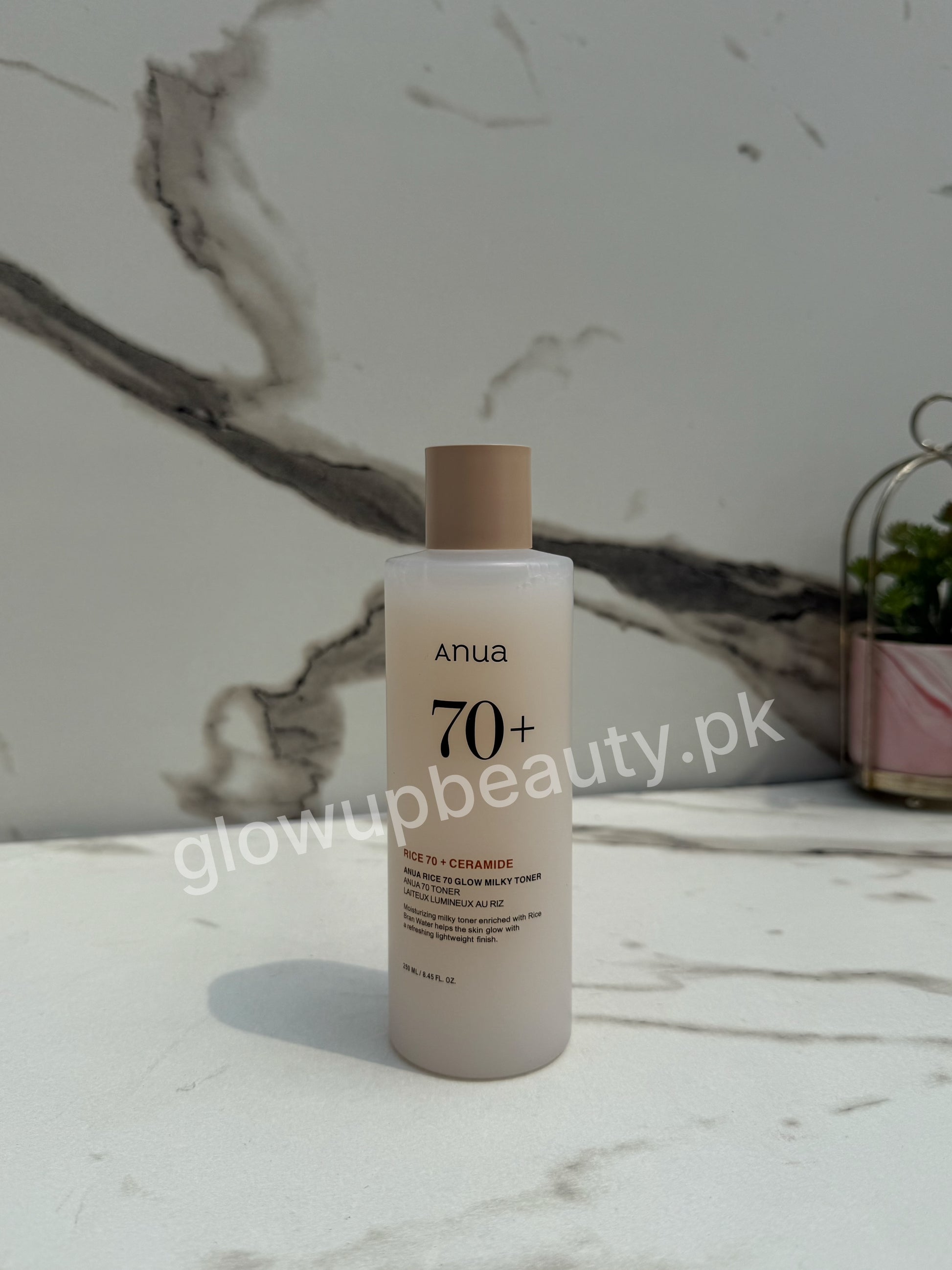 ANUA RICE 70 GLOW MILKY TONER 250 ML BIG SIZE.