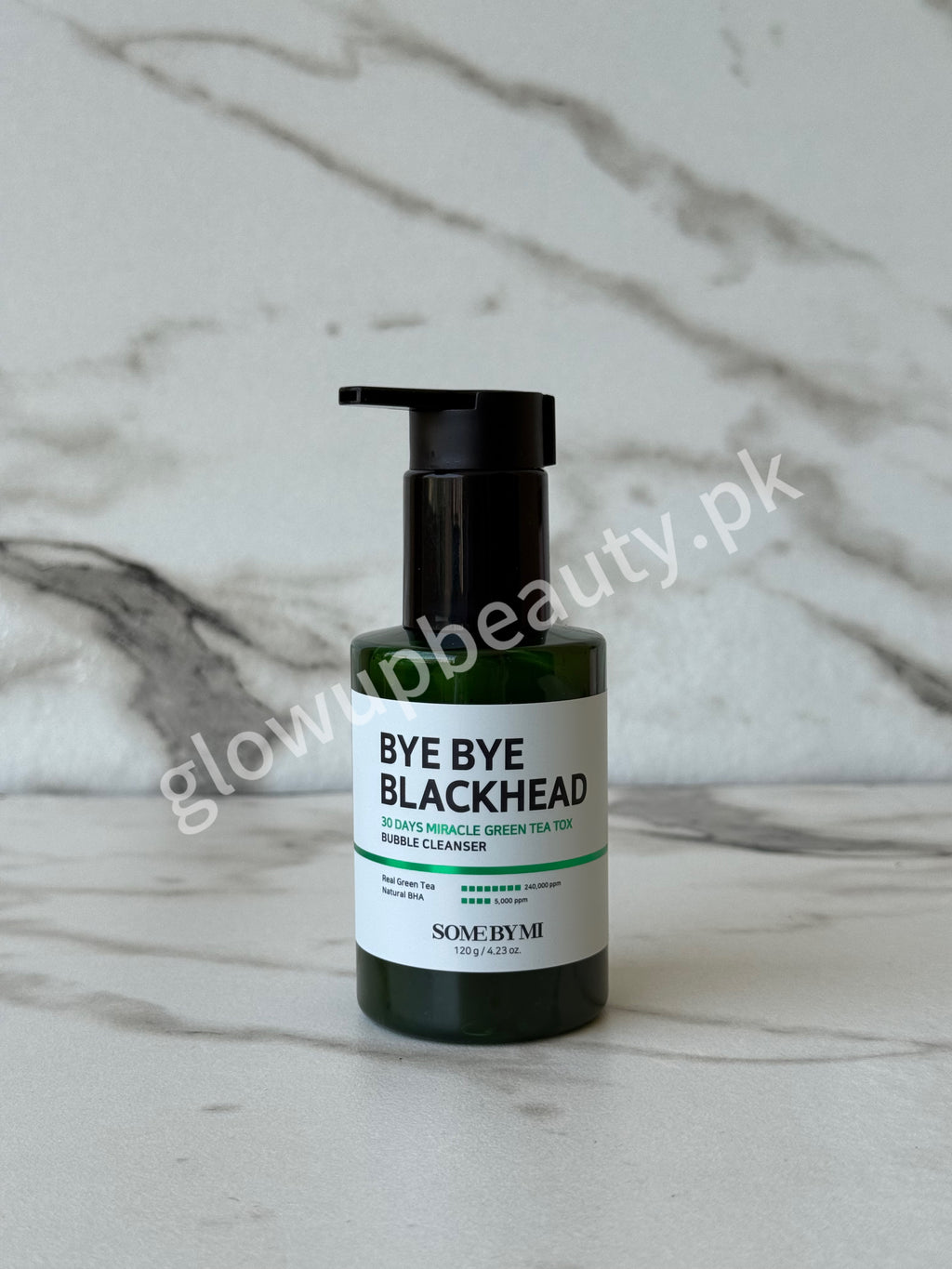 SOME BY MI BYE BYE BLACKHEAD 30 DAYS MIRACLE GREEN TEA TOX BUBBLE CLEANSER 120 G