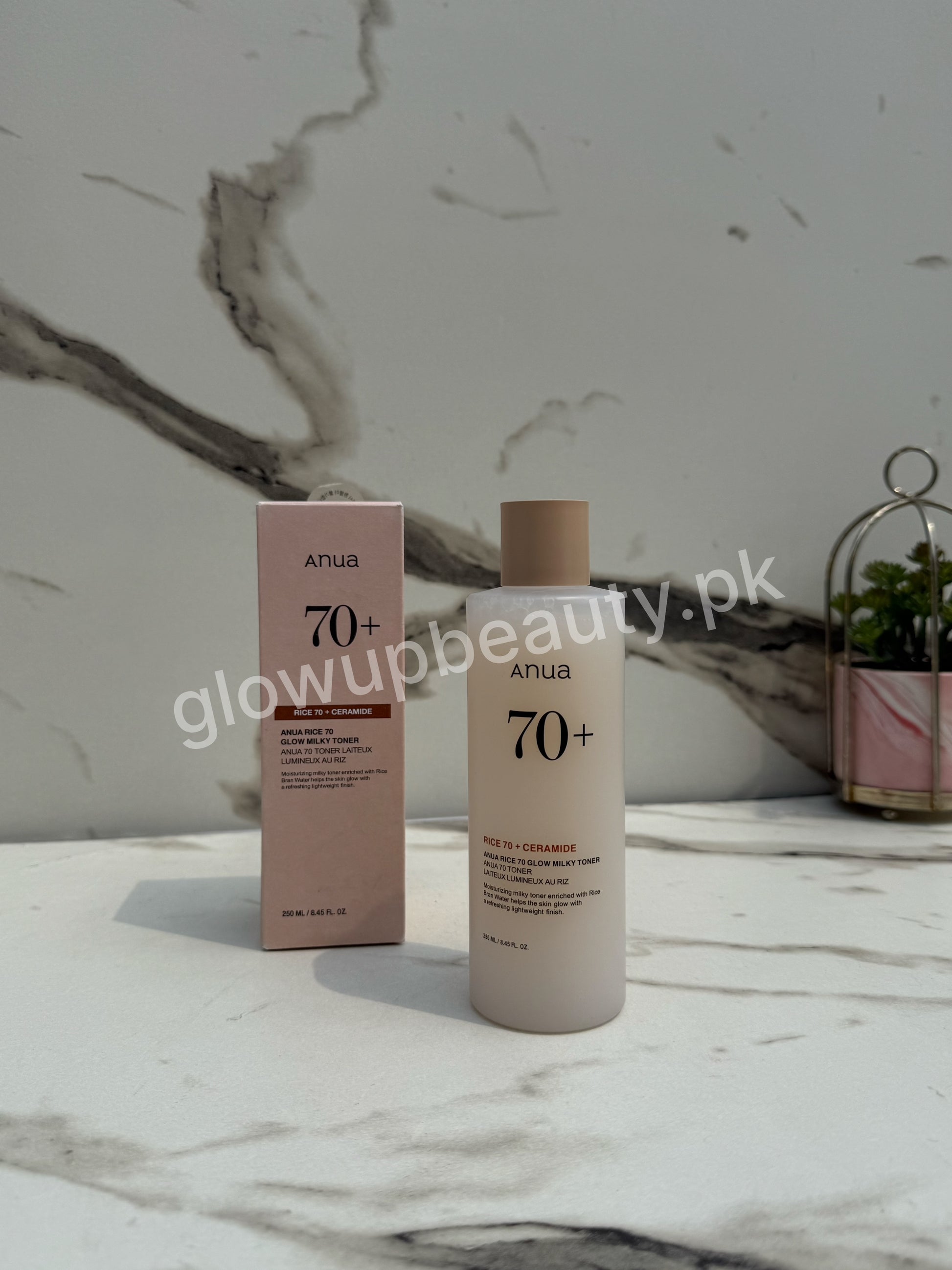 ANUA RICE 70 GLOW MILKY TONER 250 ML BIG SIZE.