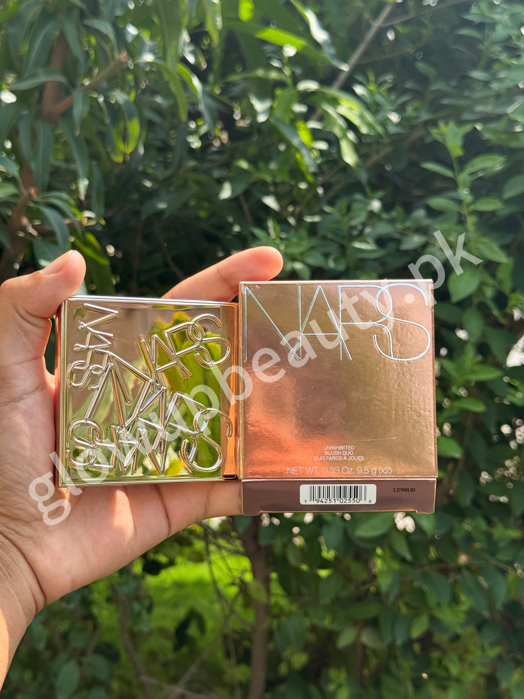 NARS UNIHIBITED BLUSH DUO PALETTE 19 GRAMS COMBINED QUANTITY😍