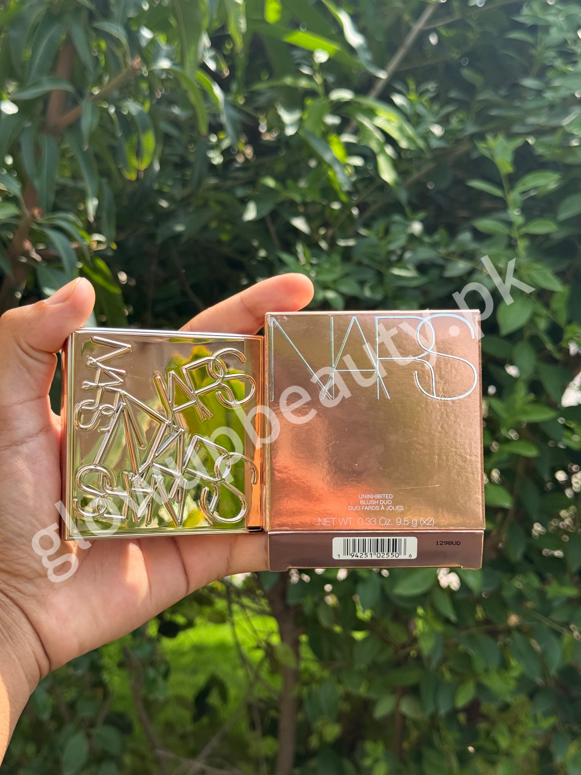 NARS UNIHIBITED BLUSH DUO PALETTE 19 GRAMS COMBINED QUANTITY😍