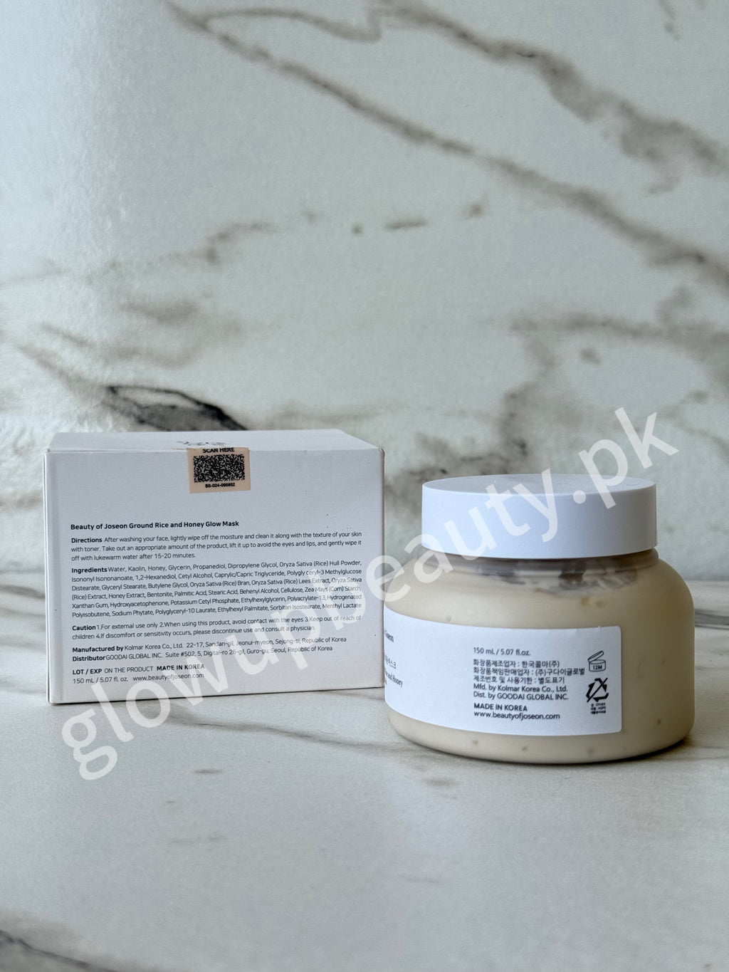 BEAUTY OF JOSEON GROUND RICE AND HONEY GLOW MASK 150 ML