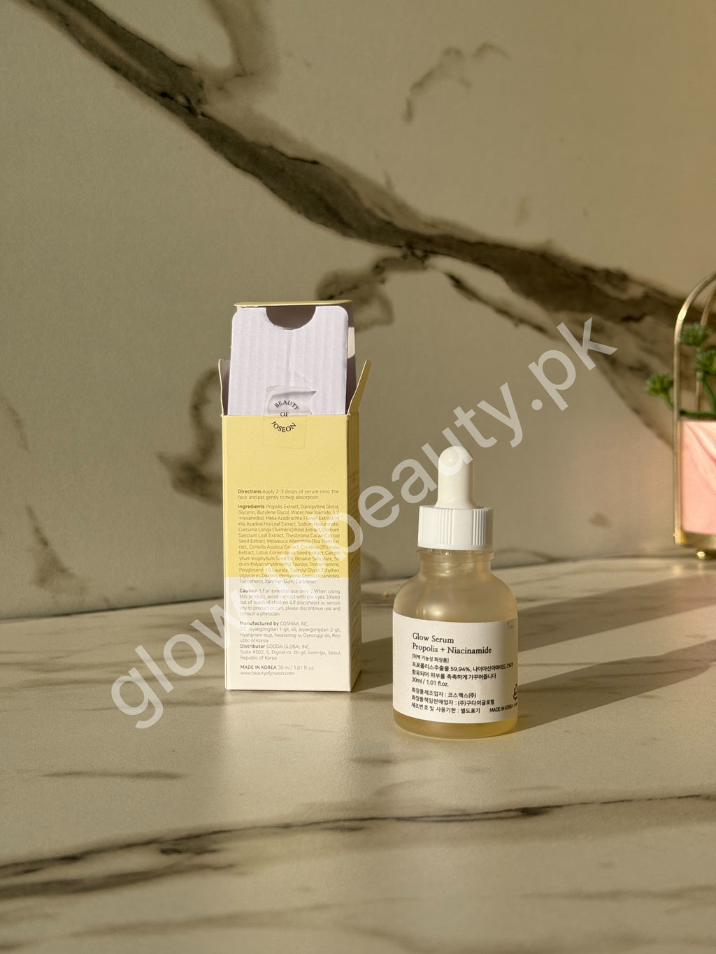 BEAUTY OF JOSEON GLOW SERUM INCLUDING PROPOLIS AND NIACINAMIDE