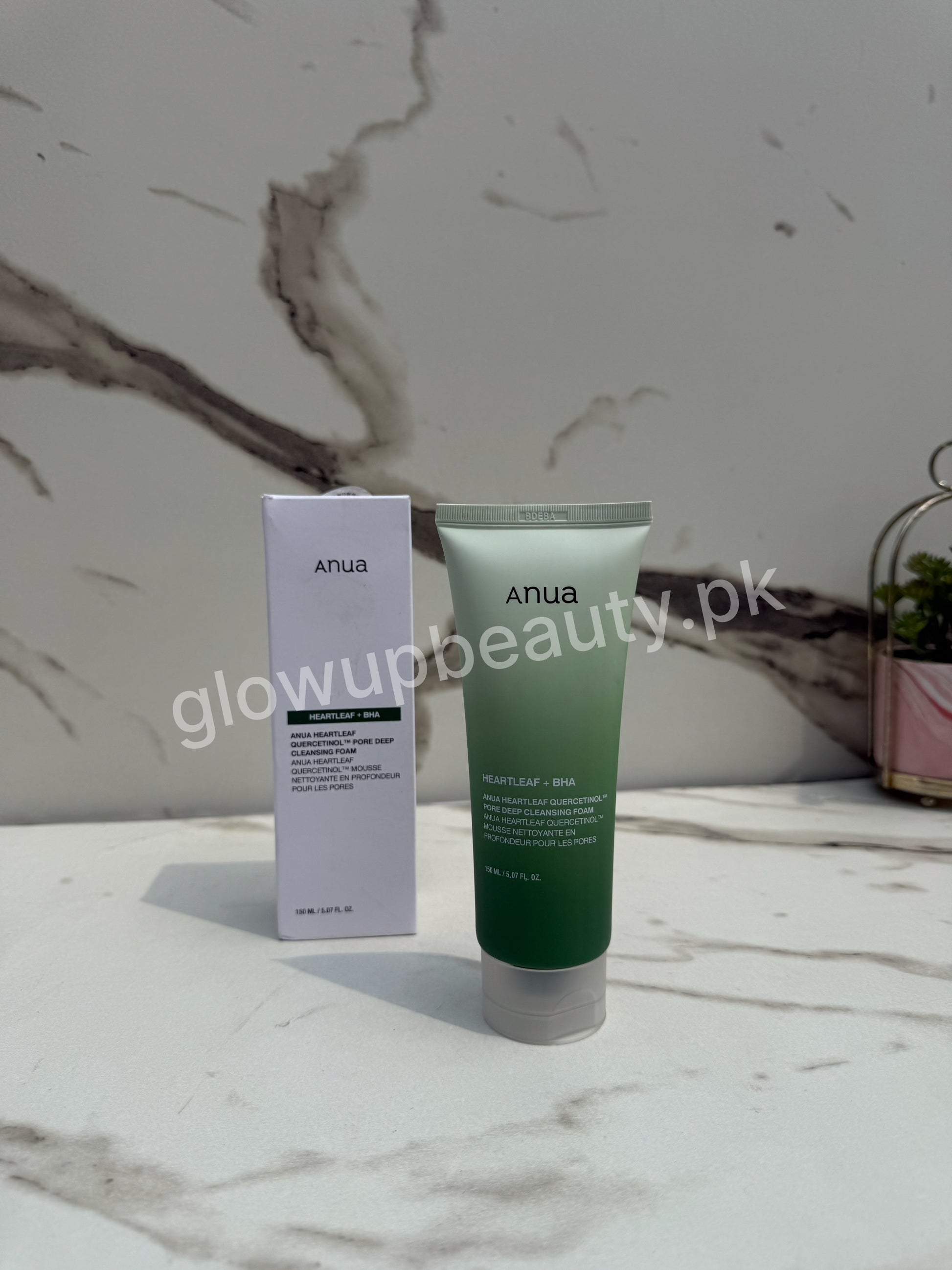 ANUA HEARTLEAF + BHA QUERCETINOL DEEP CLEANSING FOAM – 150ML. (WHITE BOX)
